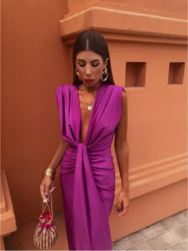 Fera - Fiery Drape Dress