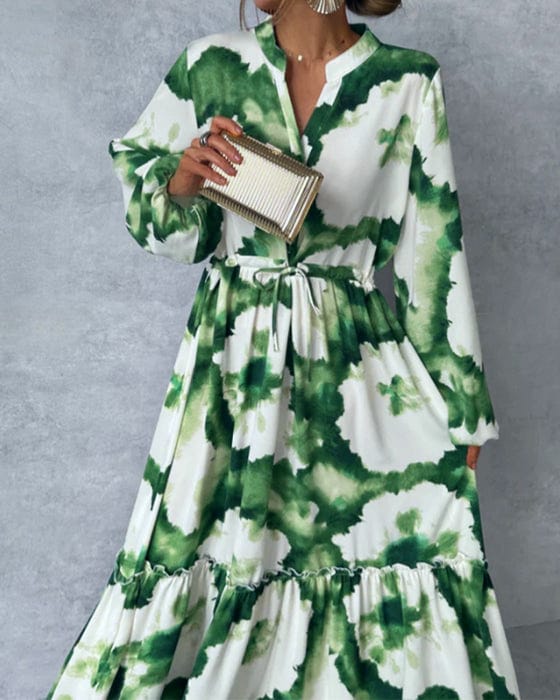 EVERLYN - Abstract Maxi Dress