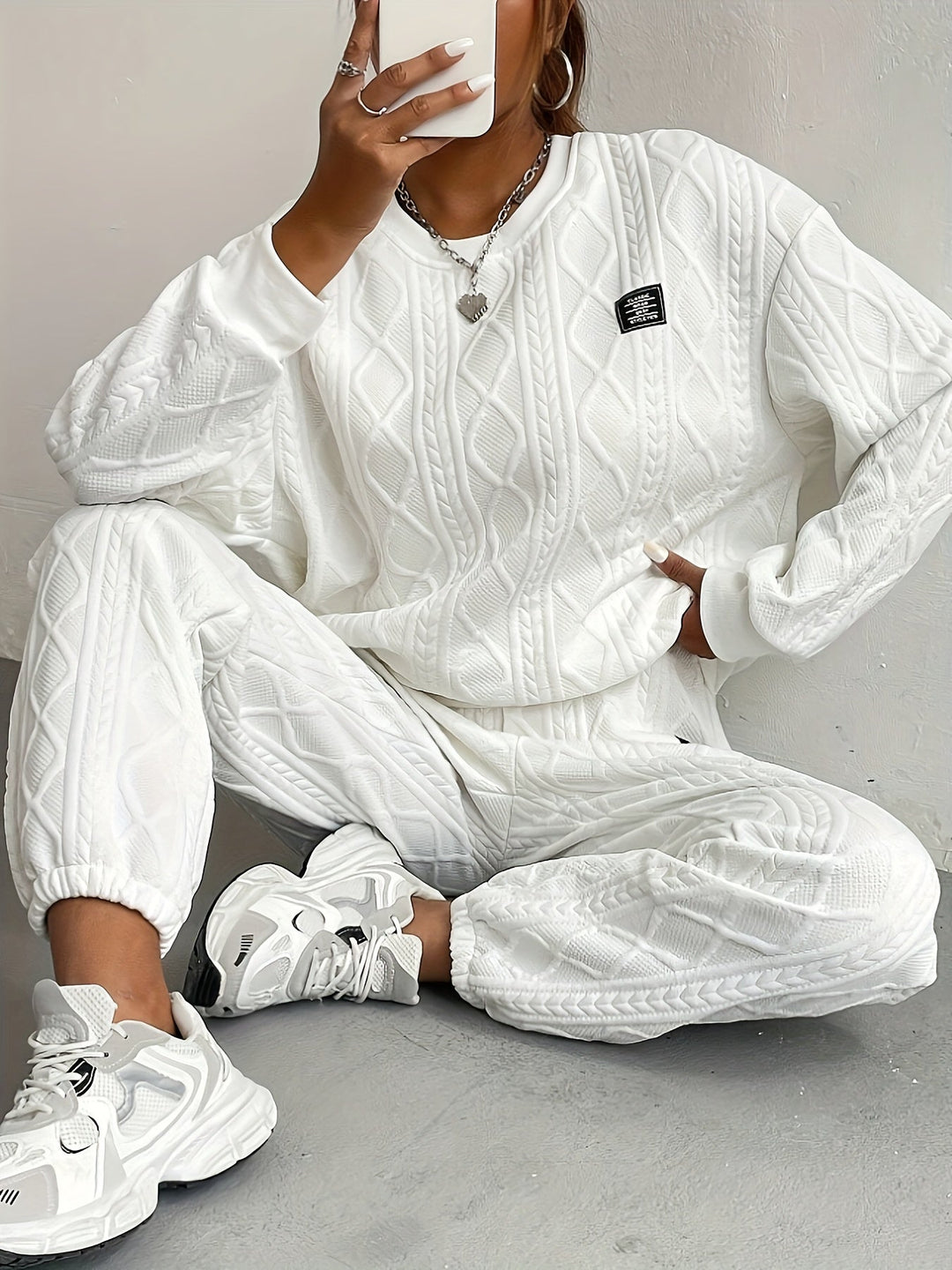 Aliyah - Textured Lounge Set