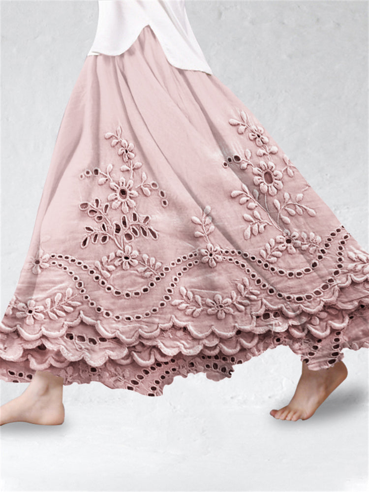 Aurette - Boho Printed Skirt