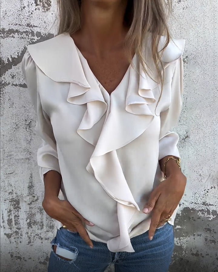 Genessa - Soft Ruffle Top