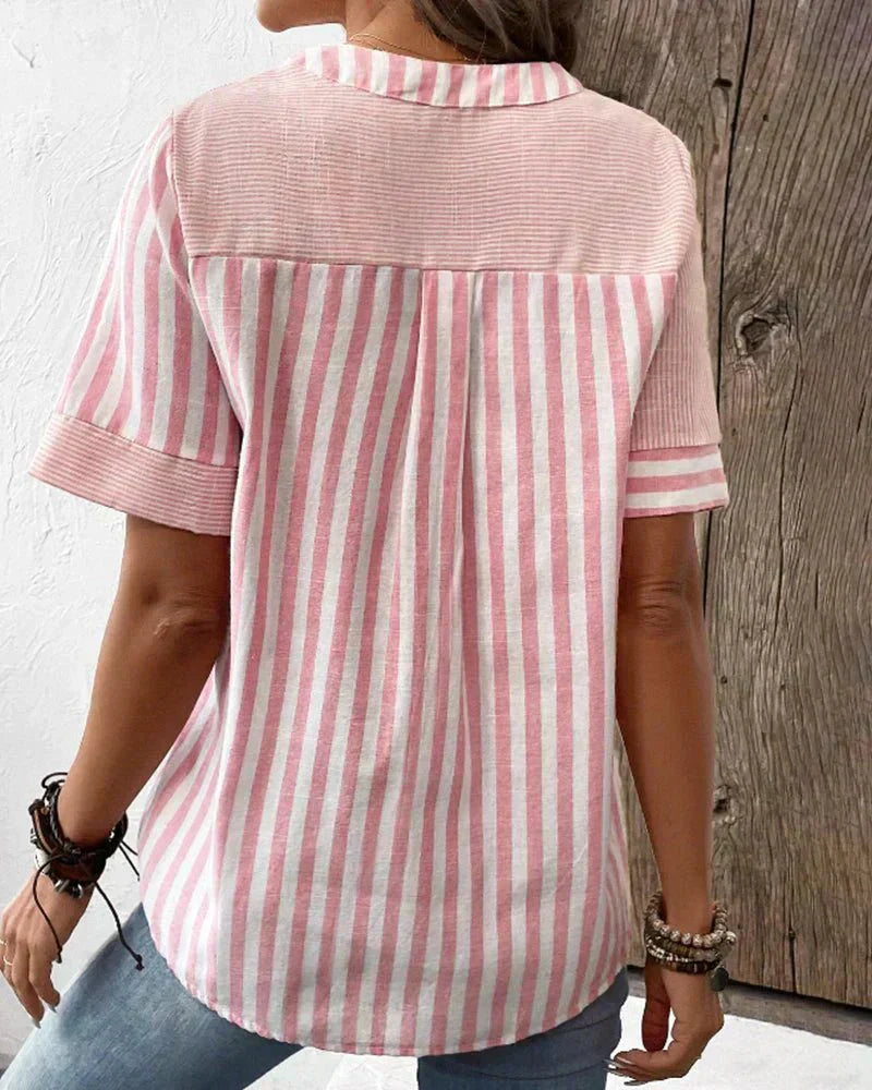 Sienna™ - Soft Striped Blouse