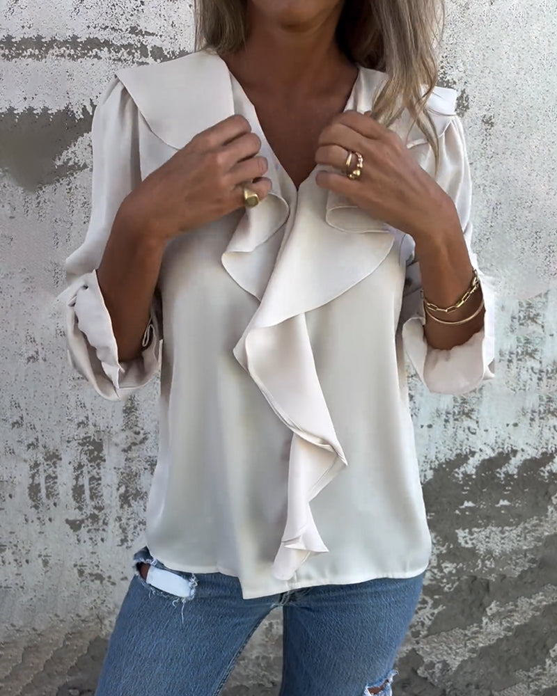 Genessa - Soft Ruffle Top