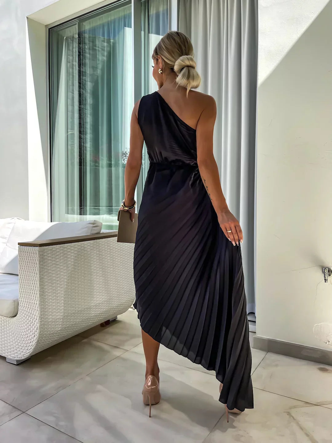 Marivelle - Pleated Glamour Dress