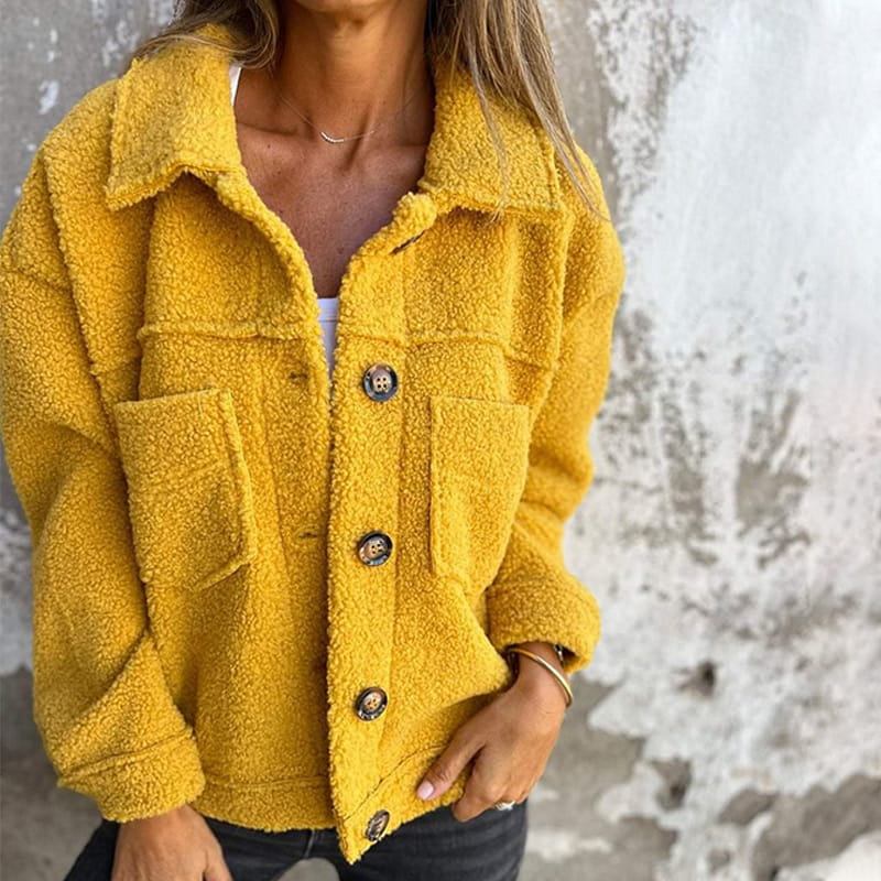 AUBREY - Cozy Button-Up Jacket