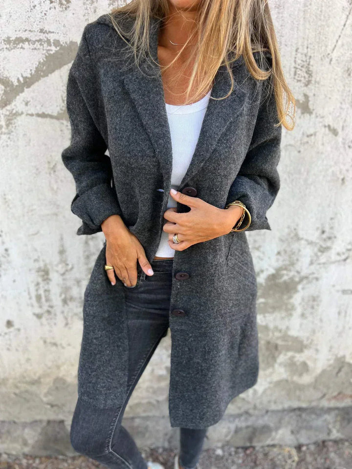 Aaliyah - Cozy Button Coat