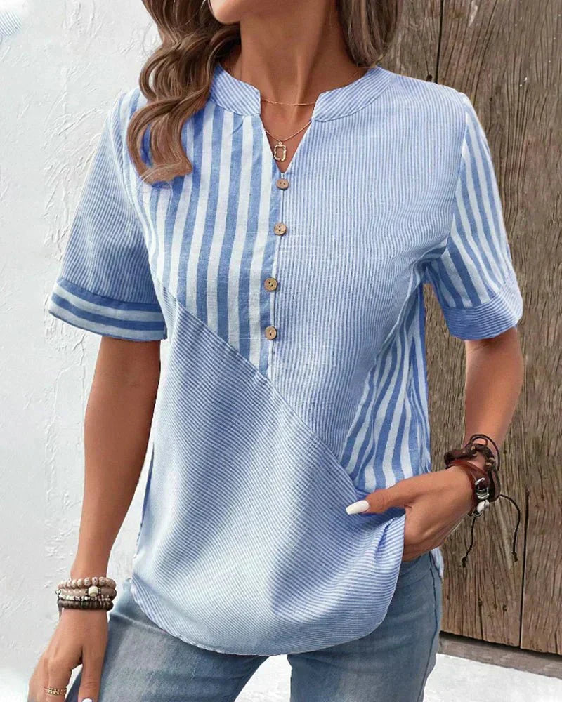 Sienna™ - Soft Striped Blouse