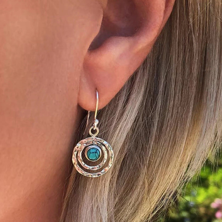 Lanura - Ethereal Circle Earrings